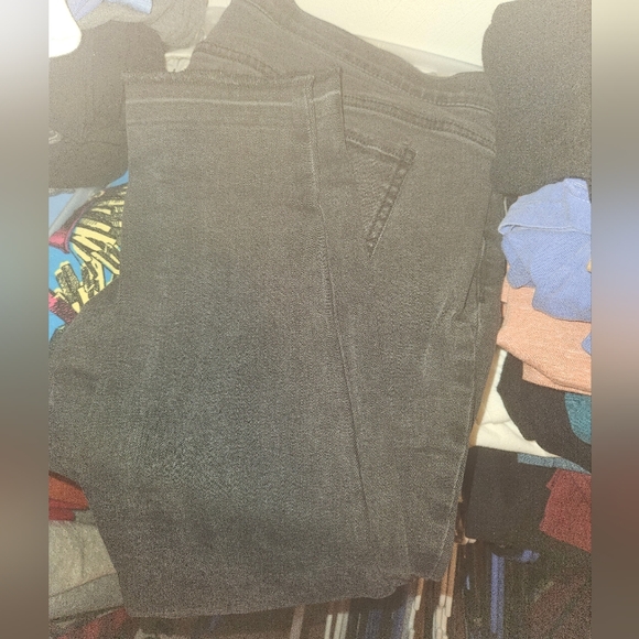 EUC J.JILL DENIM BLACK SIZE 12 5-POCKET LEGGINGS - Picture 6 of 6